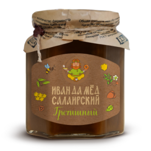 Мёд салаирский гречишный, 250г (стекло), Иван Да