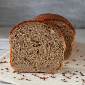 Хлеб бездрожжевой ржано-пшеничный с чесноком