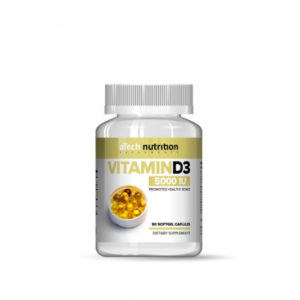 Витамин D3 5000 ME, 90 капсул, aTech nutrition