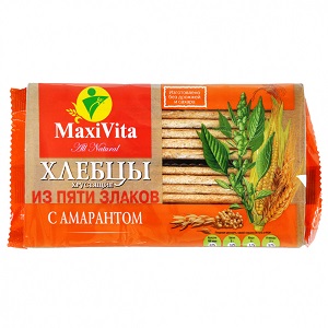 Хлебцы с амарантом, 150г, Maxi Vita