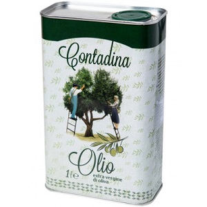 Масло оливковое нерафинированное высшего качества, Италия 1 л, Contadina