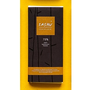 Шоколад горький 75%, Перу (провинция Токача), 45г, TASHU